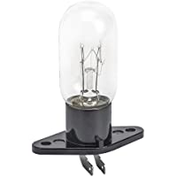 MIRTUX Bombilla-Lámpara compatible con microondas LG- TEKA- DAEWOO- BALAY-…Características: 25W-240V y Salida en 90º